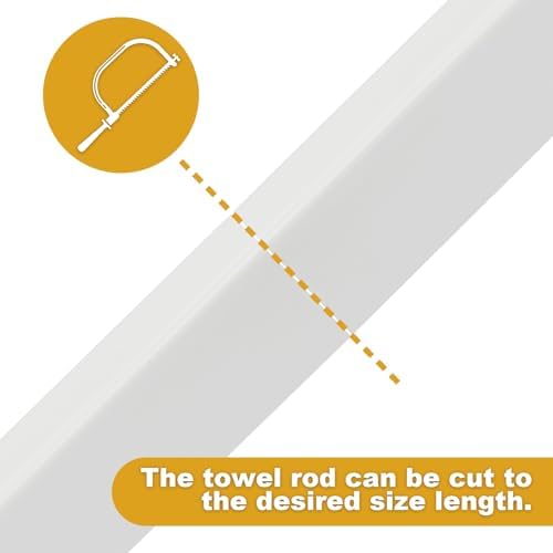 24-Inch Spring-Ended Wall Mount Towel Bar