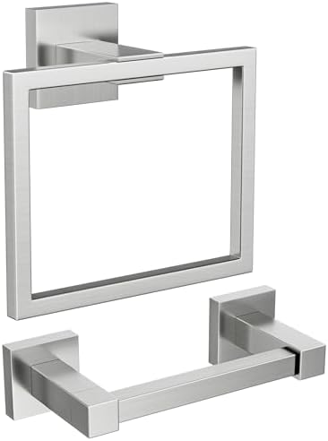 FORIOUS Stainless Steel Toilet Paper Holder Set