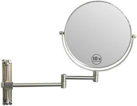 Wall-Mounted Vanity Mirror 8-Inch Dual-Sided Vanity