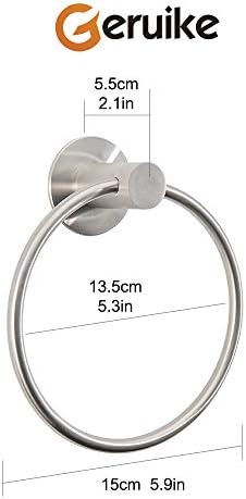GERUIKE Modern Adhesive Towel Ring