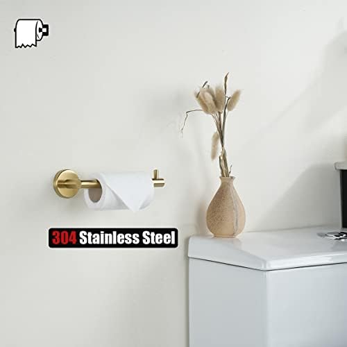 Premium Toilet Paper Holder for 5-Inch Rolls