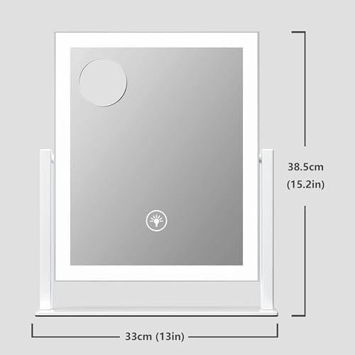 Versatile Lighted Makeup Mirror for Professionals