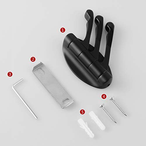 KOKOSIRI Premium Swivel Towel Hook with Multi-Purpose Use