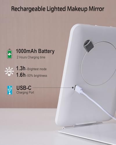 LuckyMIRO Rechargeable Travel Mirror