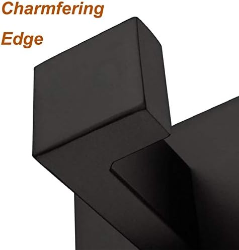 Rust-Proof Black Towel Hook Set for Bathroom Kitchen