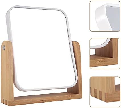 Natural Bamboo Magnifying Mirror 3X Swivel Beauty Gift