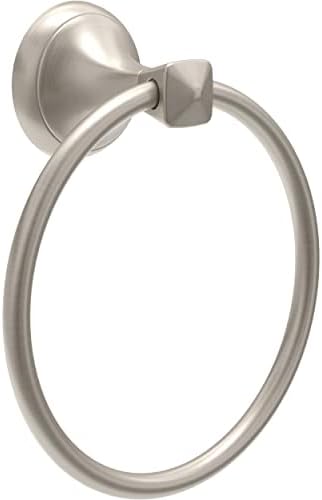 Delta ESATO Wall-Mounted Towel Ring Brushed Nickel SpotShield Bathroom Hardware
