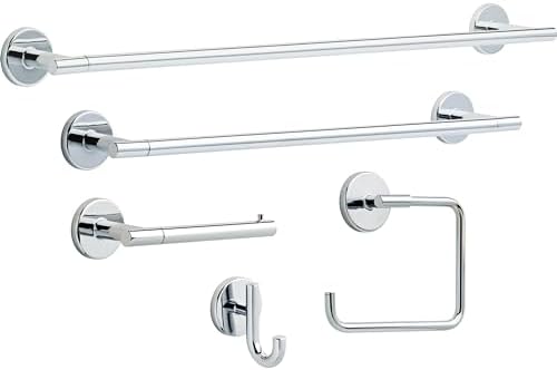 Delta Trinsic 75935 Towel Hook - Polished Chrome Modern Bathroom Addition