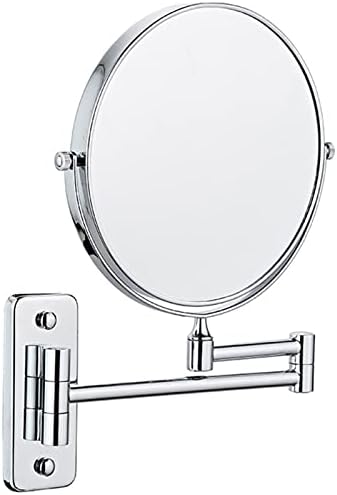 ZADIKO 8-inch Double-Sided Wall-Mounted Makeup Mirror
