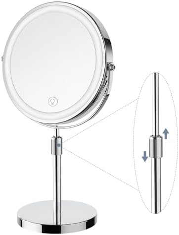 Adjustable Makeup Mirror with Lights