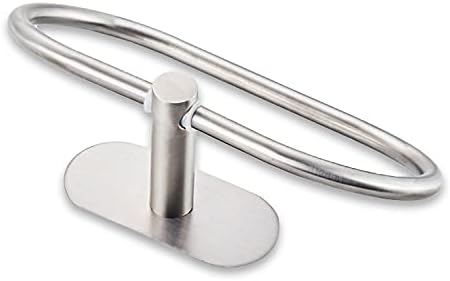 Self Adhesive Towel Ring Brushed Nickel 100 Stainless Steel
