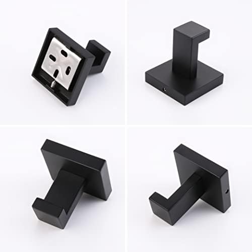 Stainless Steel Bathroom Towel Hook Matte Black