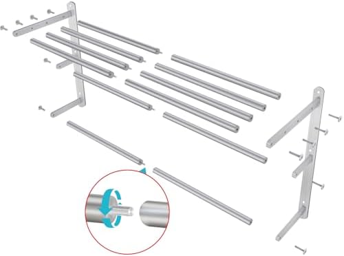VOTZAAQ 24 Inch 3-Tier Towel Rack Wall Mounted