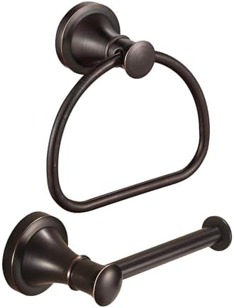 WolIbeer Space-Saving Bronze Toilet Paper Holder