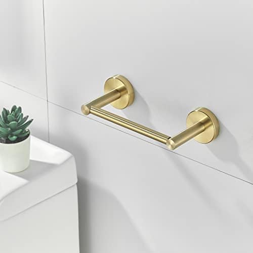 WEIKO Gold Toilet Paper Holder Towel Ring 2pc