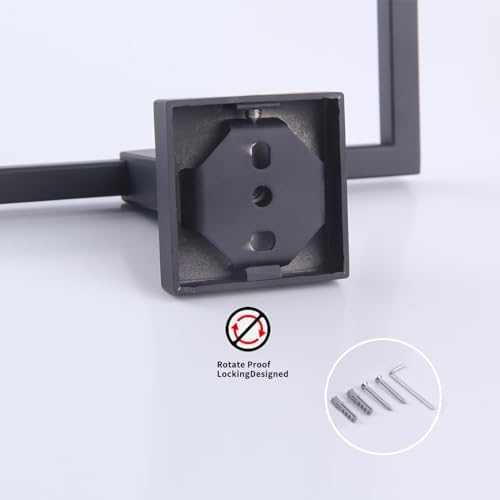 GERZWY Modern Stainless Steel Towel Holder Wall-Mounted bathroom towel Holder
