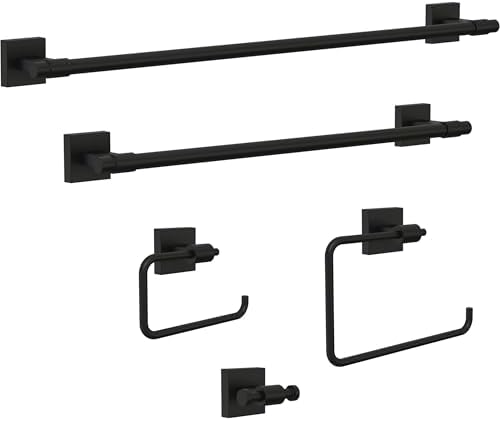 Maxted 18 Bathroom Towel Holder Matte Black by Franklin Brass