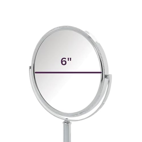 JERDON Two-Sided Makeup Vanity Mirror