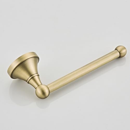 Flybath Wall-Mounted Toilet Paper Holder Brushed Bronze Durable Rust-Resistant