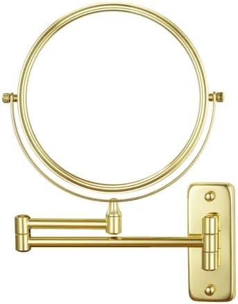 Double-Sided 8-inch 5X Magnification Wall-Mount Mirror