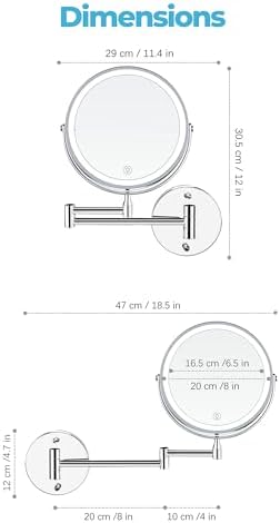 Perfect Rechargeable Lighted Makeup Mirror