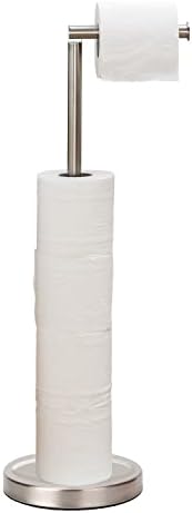 Toilet Paper Holder Stand - 4 Rolls Stainless Steel Brushed Nickel