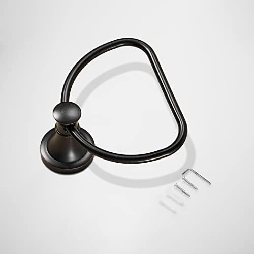 Wolibeer Bronze Towel Ring Rustic Bathroom Towel Holder