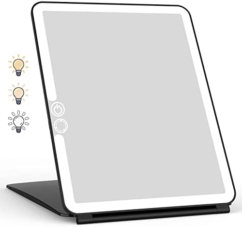 WEILY 72 LED Touch-Screen Folding Makeup Mirror