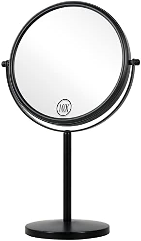 ALHAKIN 10x Magnifying Makeup Mirror 8-Inch Double Sided