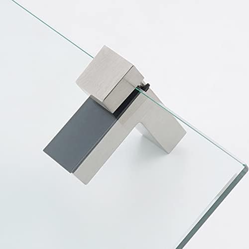 Sturdy Tempered Glass Bathroom Shelf
