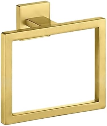 IJDD Brushed Gold Hand Towel Ring Holder