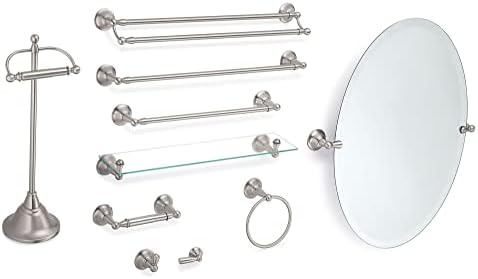 Moens Sage Collection Spot Resist Brushed Nickel Towel Bar