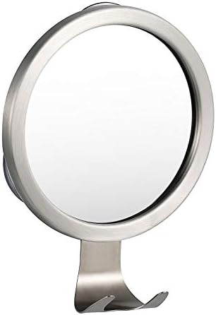 Ettori Fogless Shower Mirror with Razor Holder and Suction Cups
