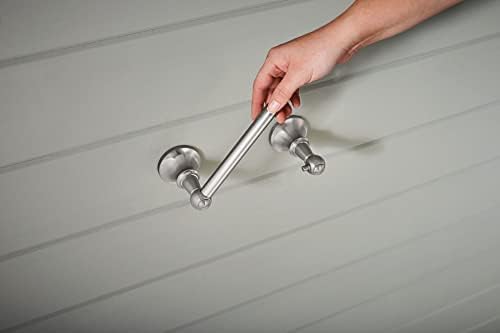 Muen Vale Brushed Nickel Double Post Toilet Paper Holder