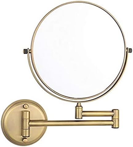 Wall-Mounted Double-Sided Makeup Mirror 7X Magnification