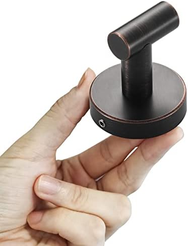 BigBig Home 2-Piece Bronze Robe Towel Hooks - Rustic Bathroom Kitchen Organizers