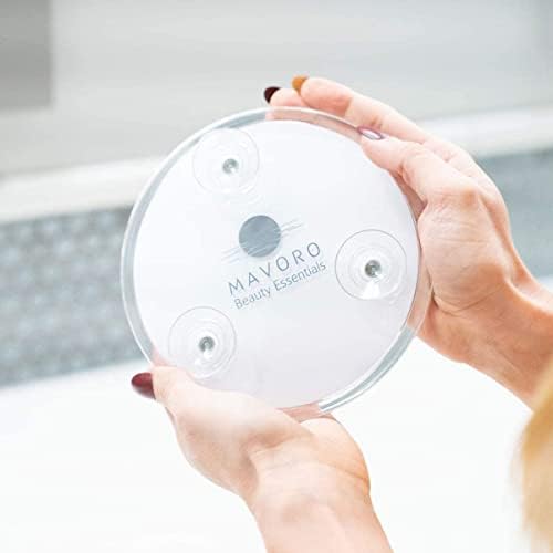 Mavoro 10x Magnifying Mirror with suction cups for makeup