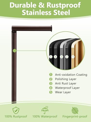 Rustproof Toilet Paper Holder Stand