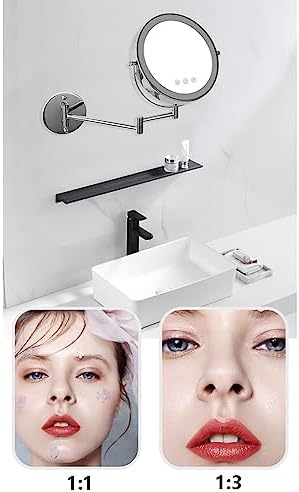 3X Ultra-Magnifying LED Makeup Mirror