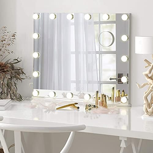 LUXFURNI Hollywood Vanity Mirror