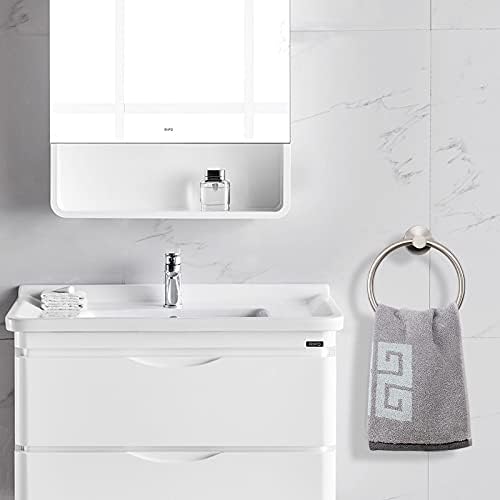 NearMoon Wall-Mounted Bath Towel Holder Brushed Nickel