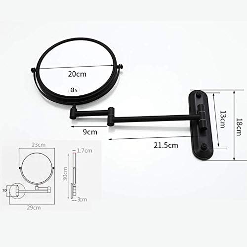 Magnifying Beauty Mirror with 360-Degree Rotation