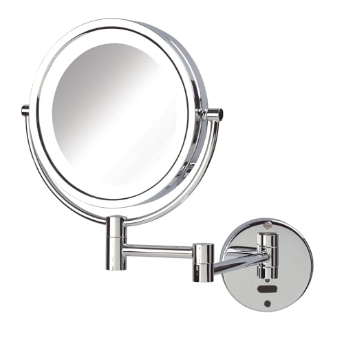 JERDON Wall-Mounted Makeup Mirror