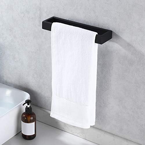 KES Stainless Steel Towel Holder Black Bathroom Towel Holder Matte Black