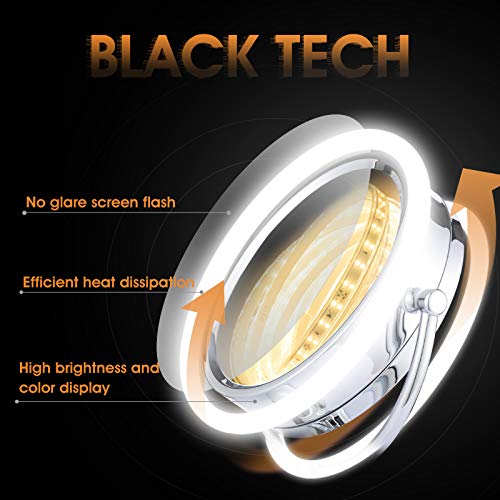 GURUN 85-inch LED Magnifying Mirror Vanity Dual Sided 10X