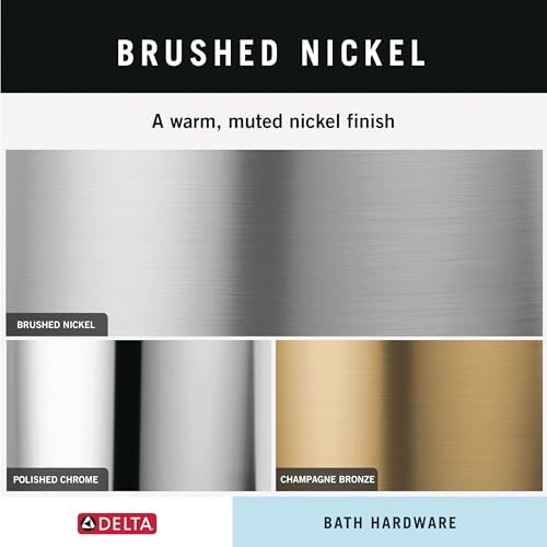 Delta ESATO Wall-Mounted Towel Ring Brushed Nickel SpotShield Bathroom Hardware