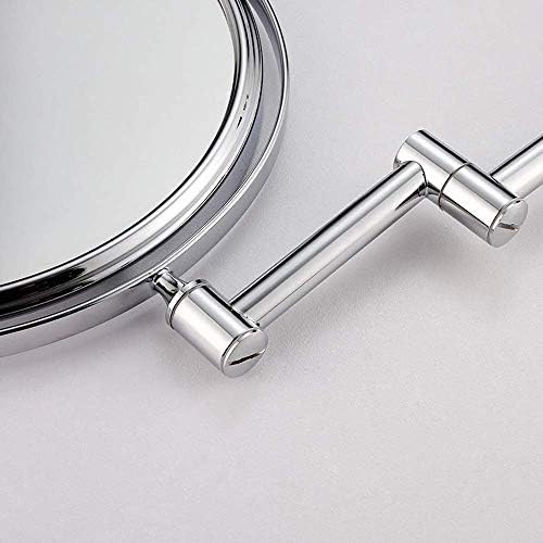 DEIHGE 8-inch Wall-Mounted Makeup Mirror with 7x Magnification