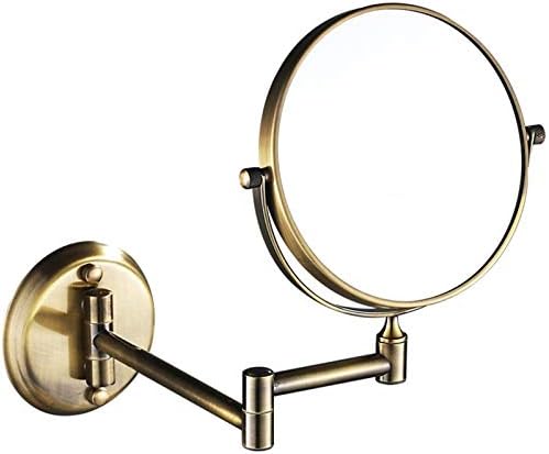 8-Inch Wall-Mounted Makeup Mirror with 10X Magnification