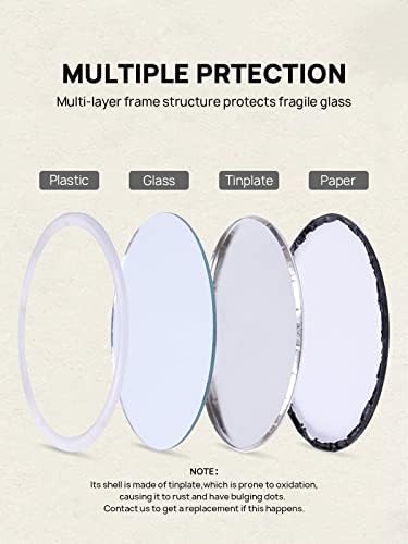 Getinbulk Compact Mirror Bulk Round Makeup Glass Mirror