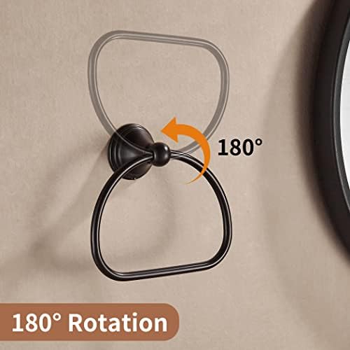 Wolibeer Rust-Proof Oil-Rubbed Bronze Towel Holder Durable Easy to Install